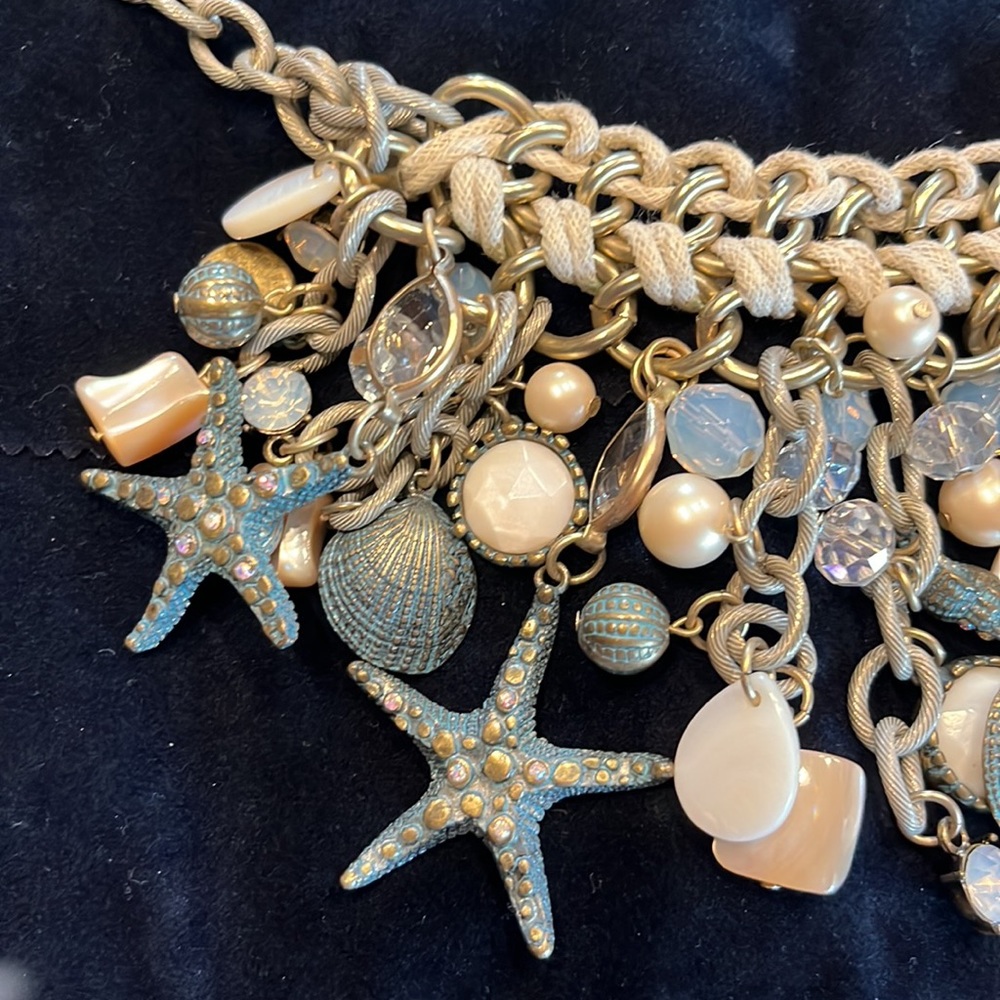 Statement Necklace with a beach vibe.
